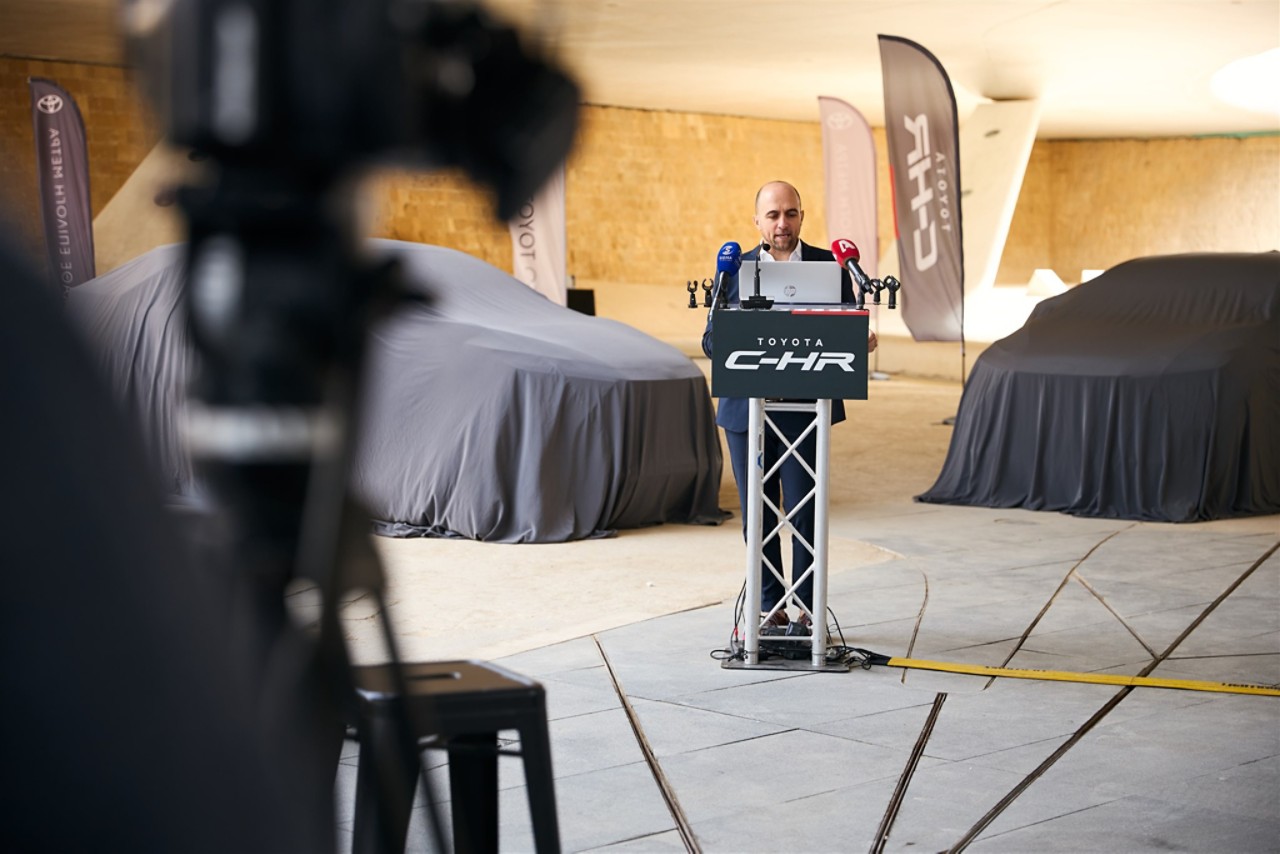 Product & Sales Planning Manager's speech at Toyota C-HR Press Event