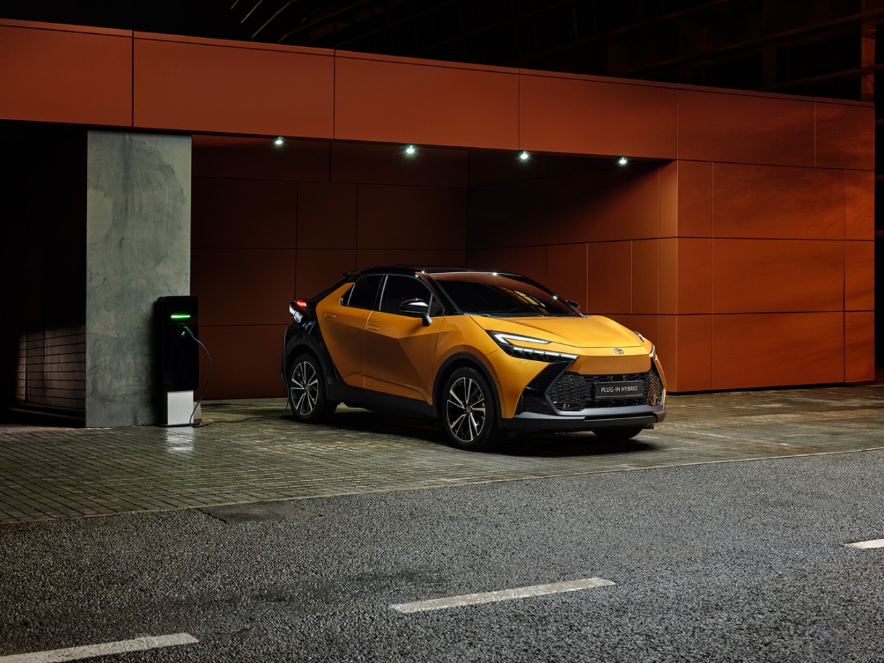 Orange Toyota C-HR